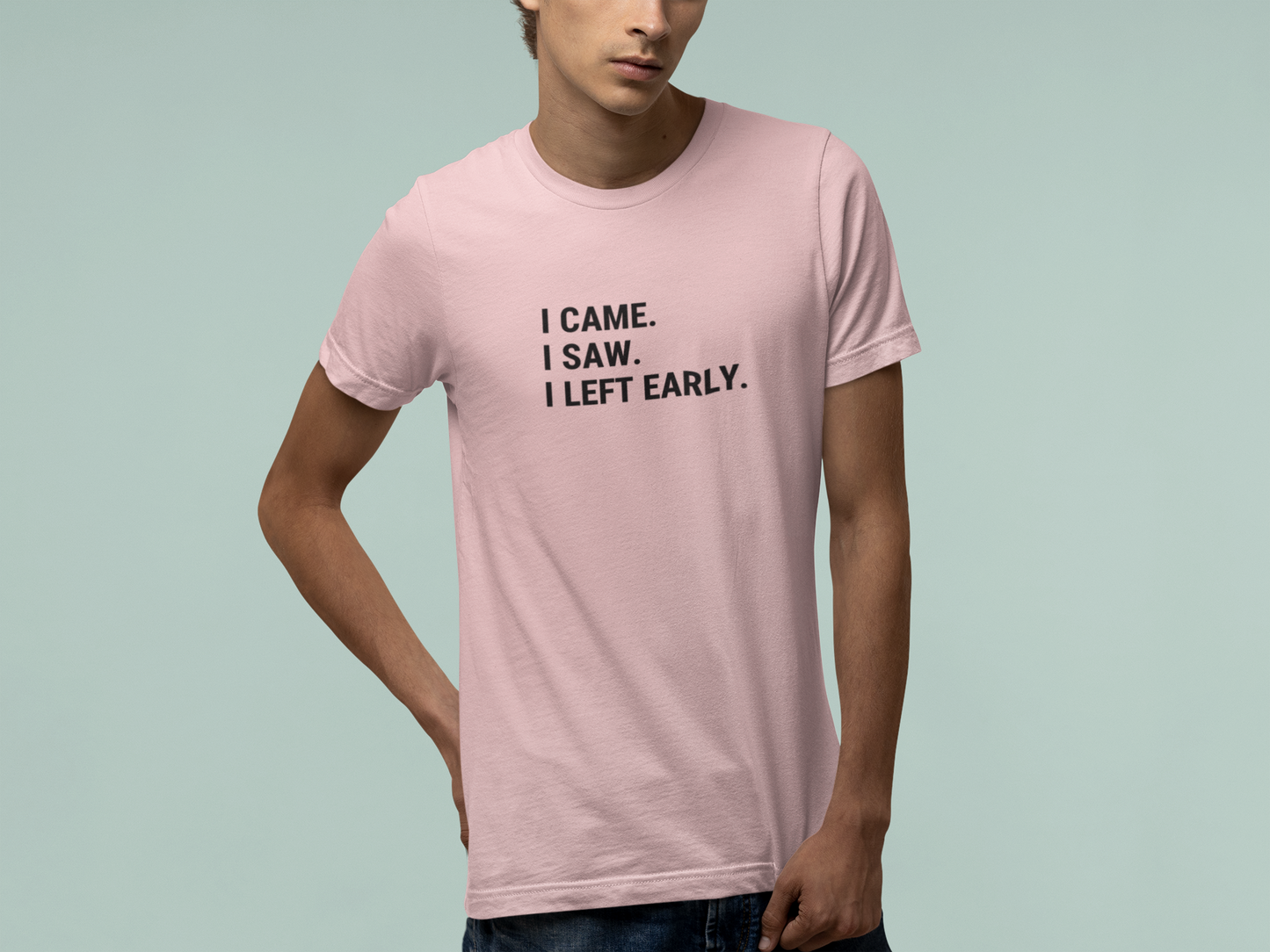 T-Shirt SMALL TALK REFUGEE Shirt – Funny Introvert Minimalist Graphic Tee