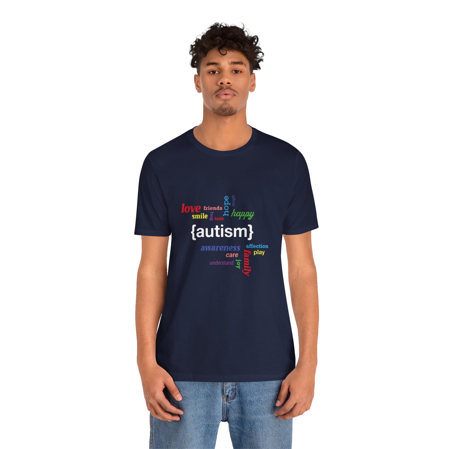 T-Shirt Love Friends Hug Faith Awareness [Autism] Subtle Autism T Shirt