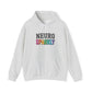 NEURO SPARKLY Autism Hoodie – Bold Varsity Floral Graphic Hoodie
