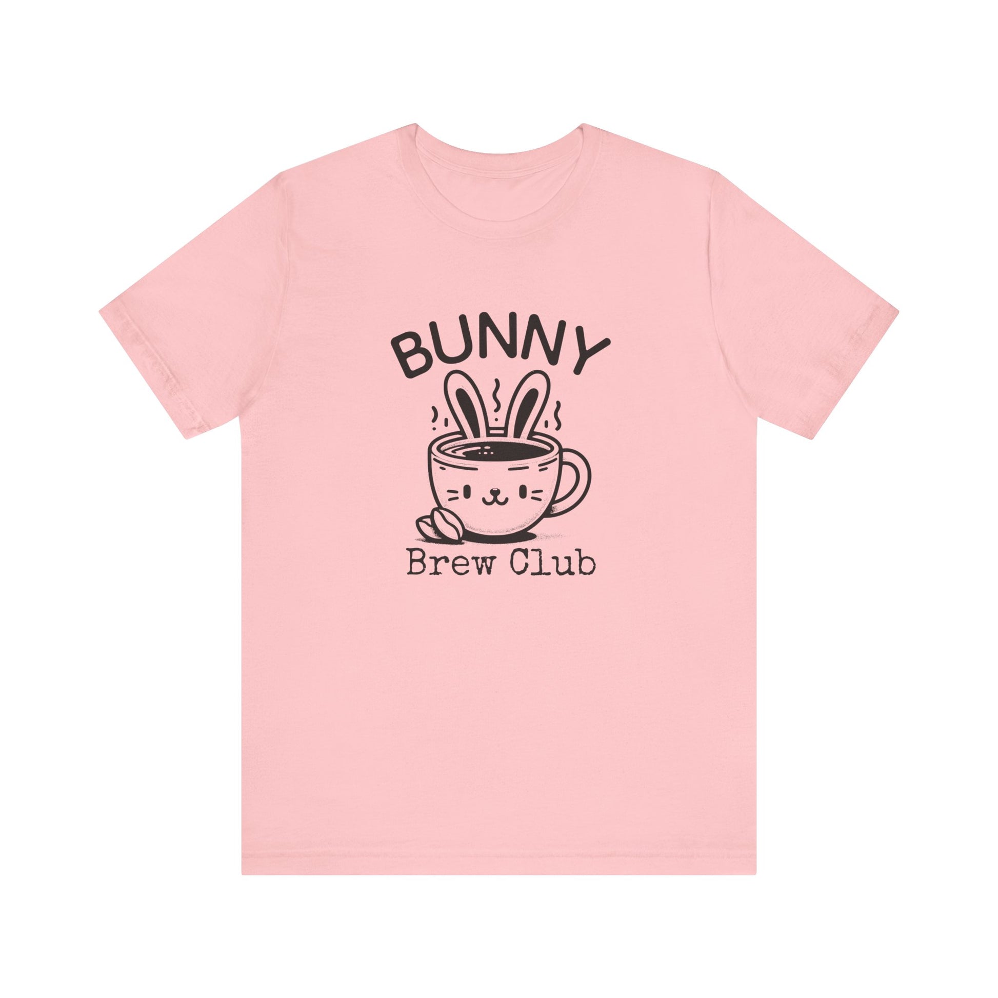 Pink Coffee Easter Shirt – Bunny Brew Club Funny Easter Tee for Women