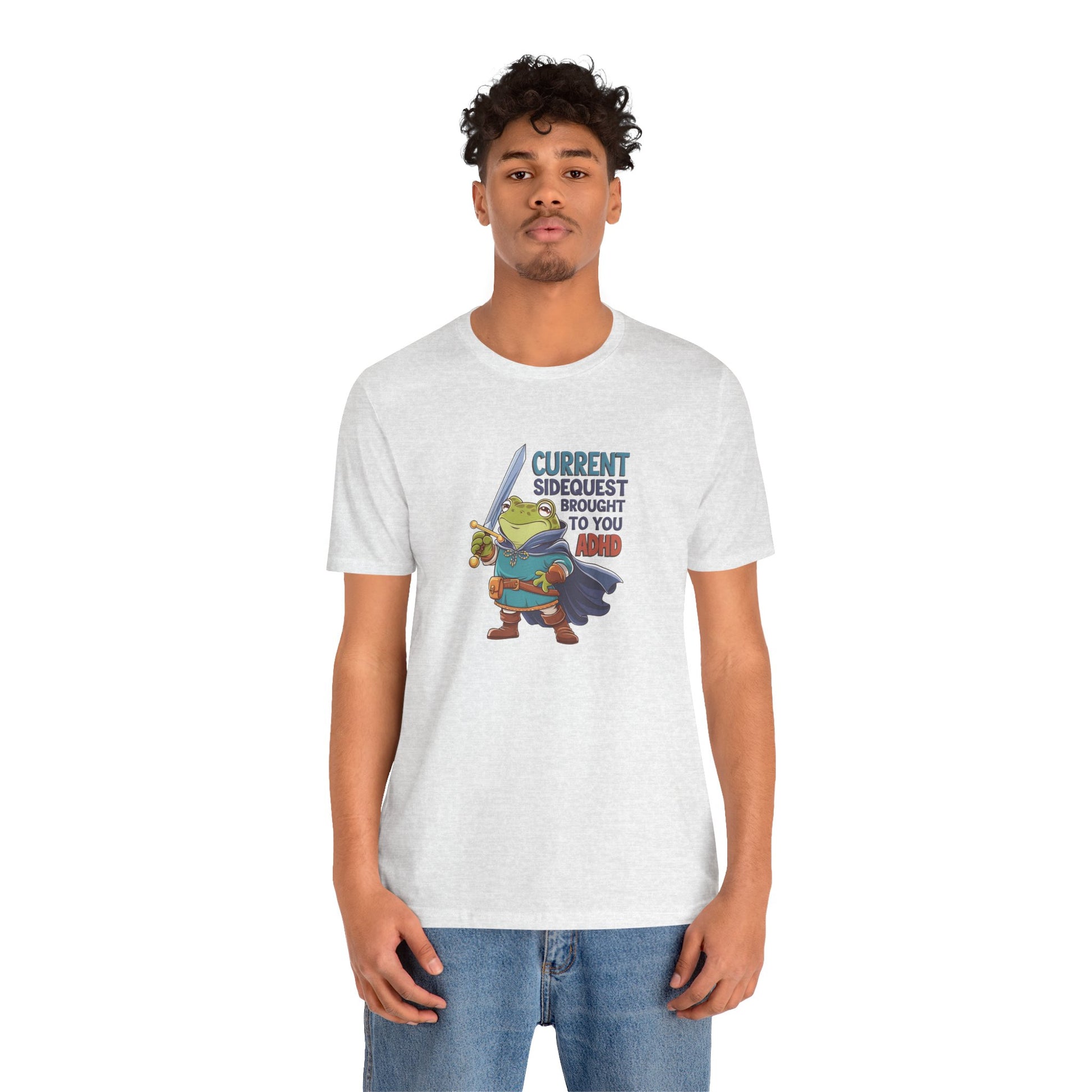 T-Shirt CURRENT SIDEQUEST BROUGHT TO YOU BY ADHD - ADHD T Shirt Funny