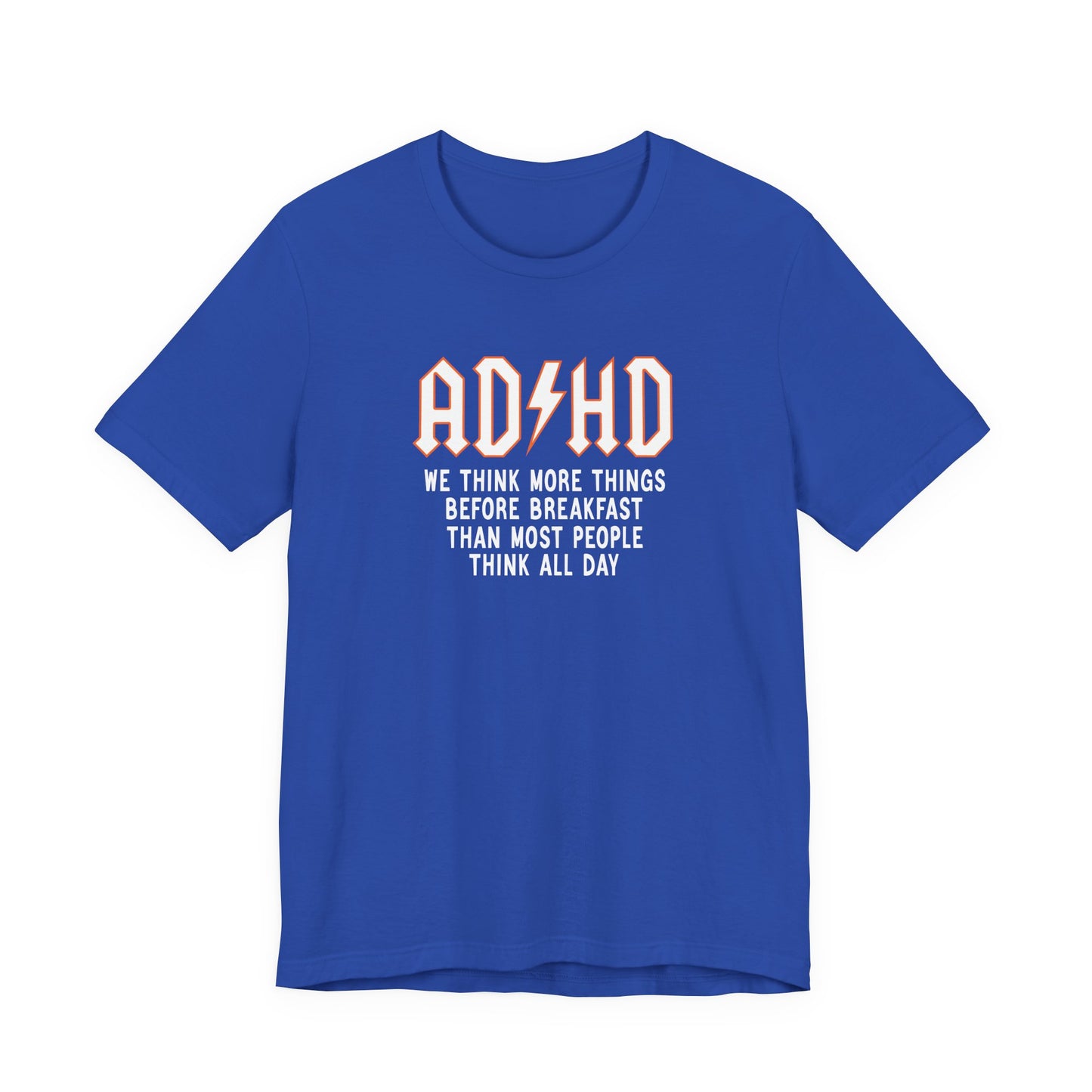 T-Shirt ADHD Lightning Bolt T-Shirt – Bold Funny ADHD Graphic Tee