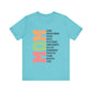 Turquoise Empowering Mom T-Shirt – Beautiful, Strong, Loved MOM