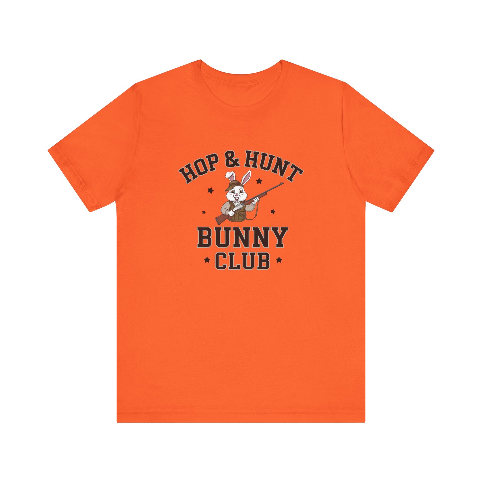 Orange Easter Brunch Shirt – Hop & Hunt Bunny Club Funny & Trendy Tee