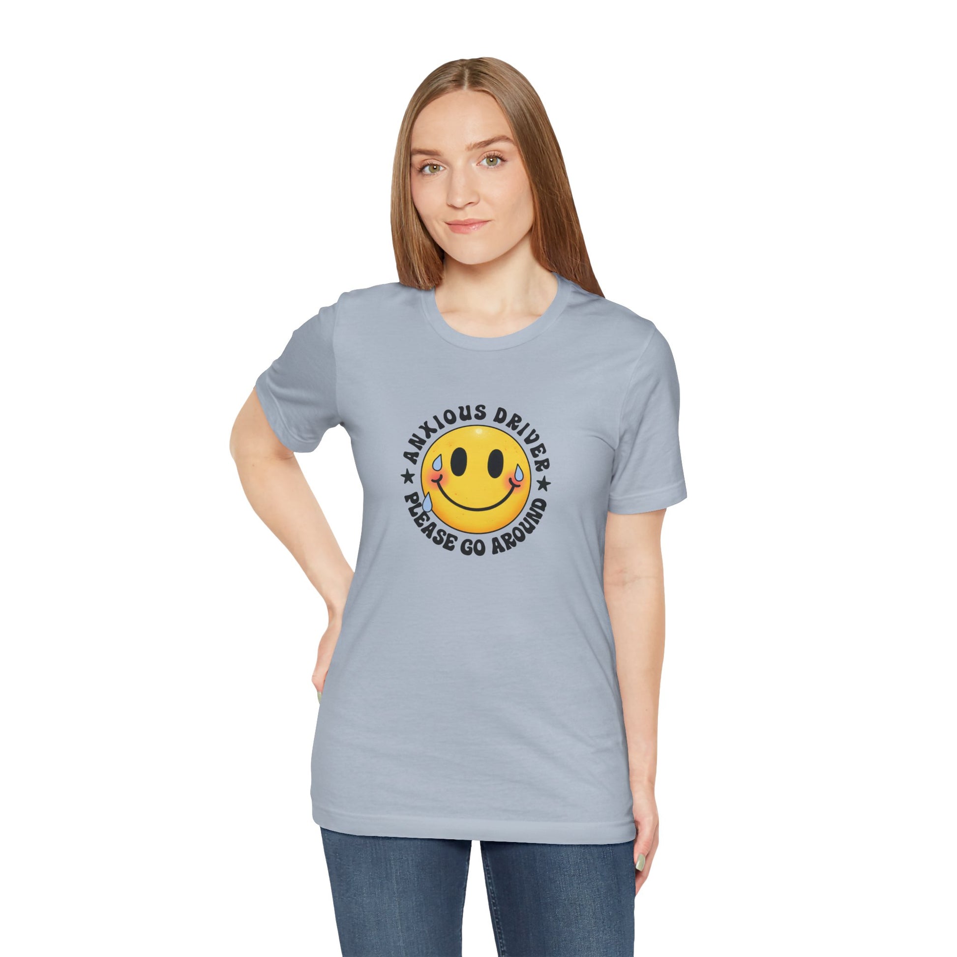 T-Shirt Anxious Driver Please Go Around – Social Anxiety Driving Shirt