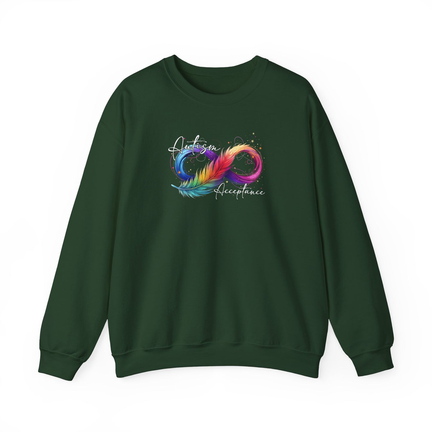 Sweatshirt Autism Acceptance Sweatshirt with Neurodiversity Symbol