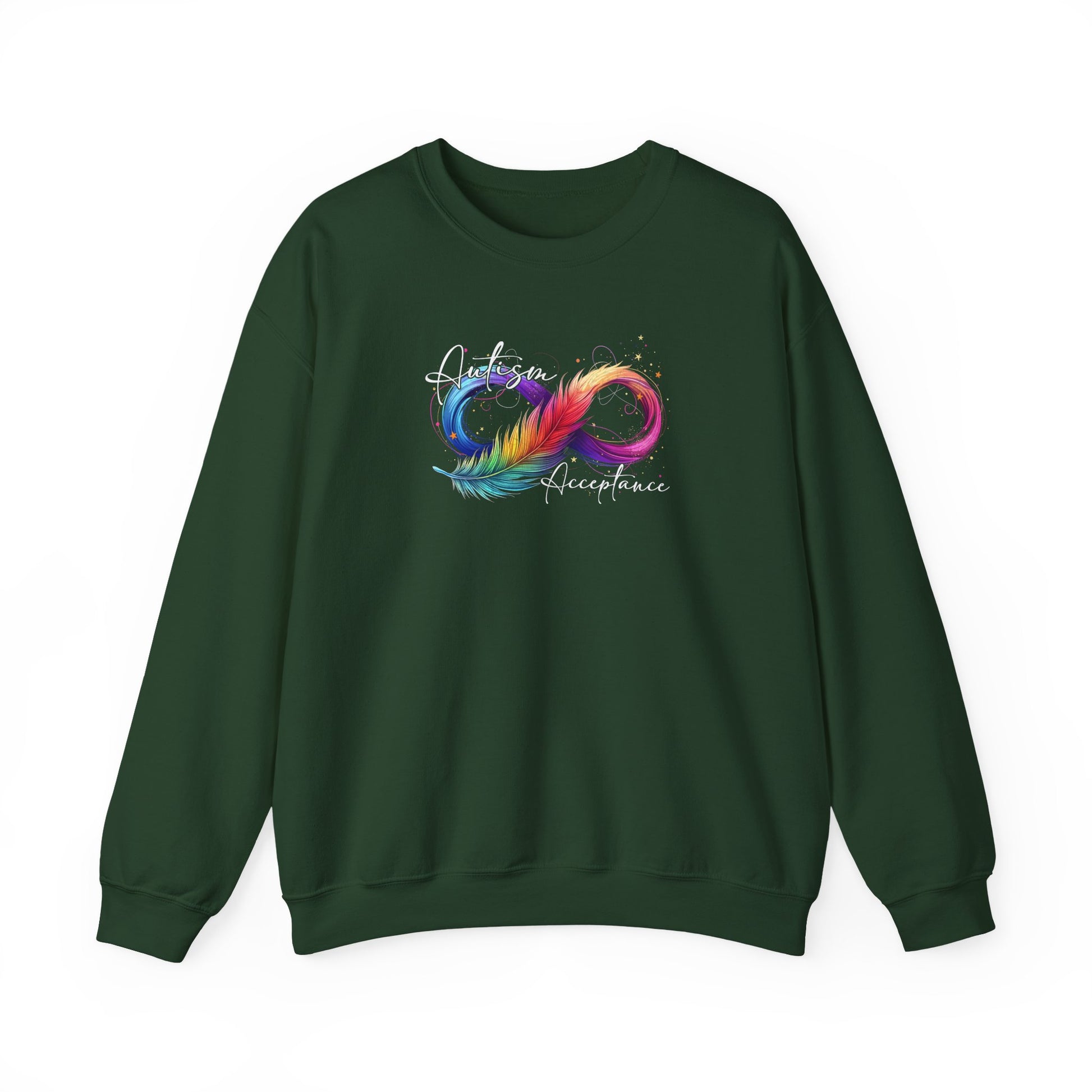 Sweatshirt Autism Acceptance Sweatshirt with Neurodiversity Symbol