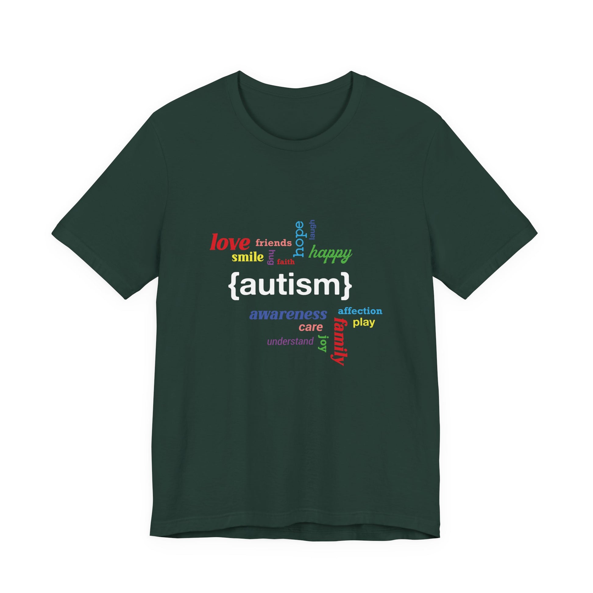 T-Shirt Love Friends Hug Faith Awareness [Autism] Subtle Autism T Shirt