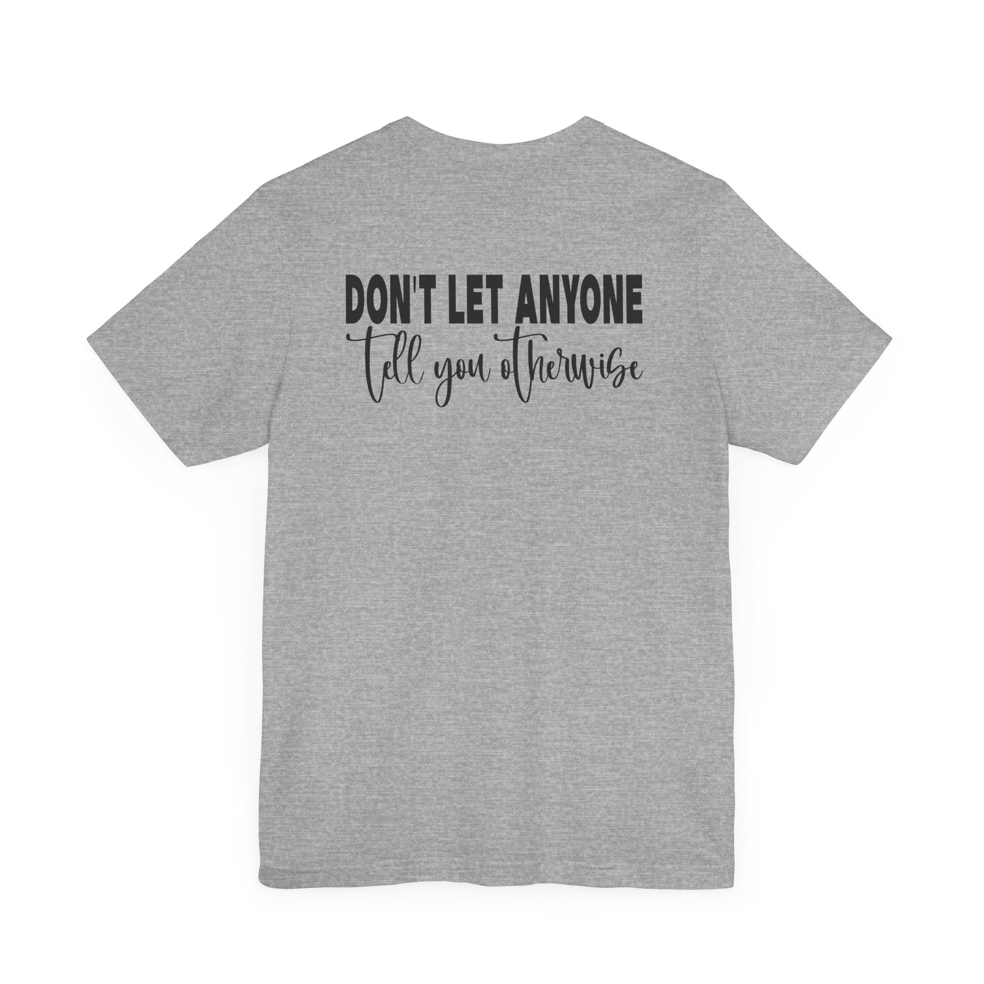 You Are Enough – Athletic Heather You Are Enough Shirt for Mental Health Support