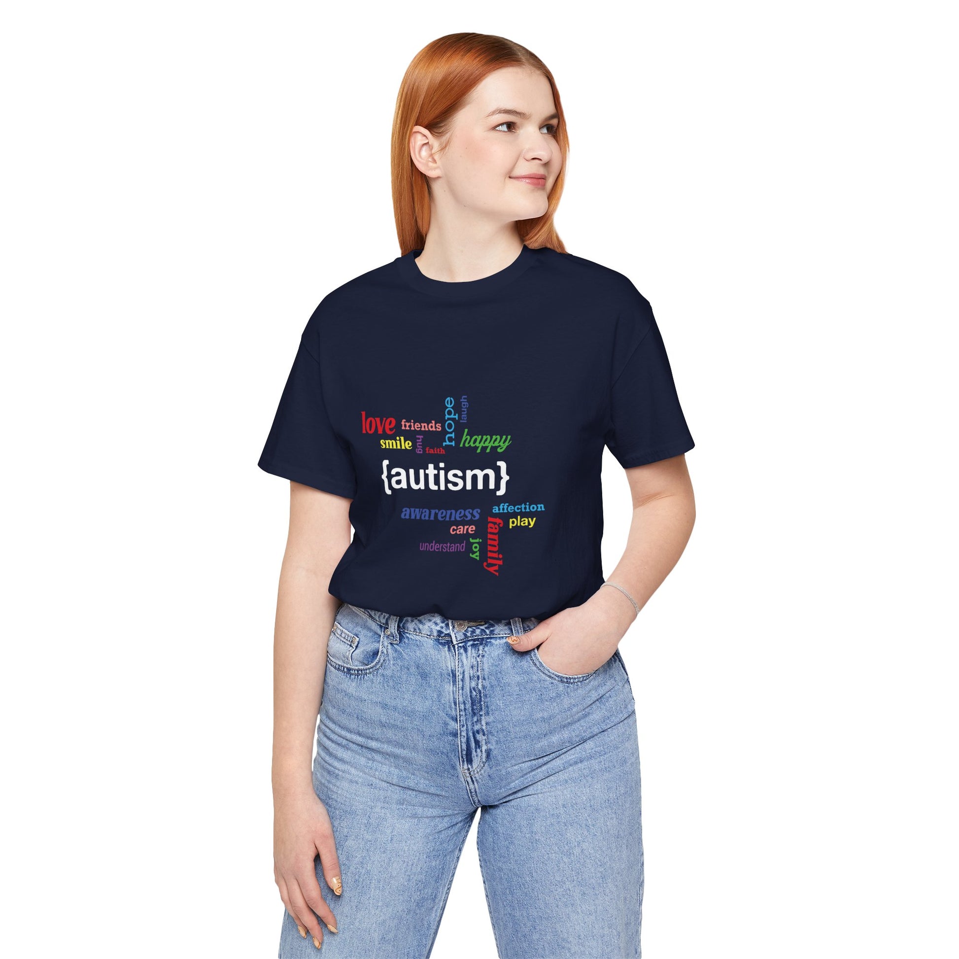 T-Shirt Love Friends Hug Faith Awareness [Autism] Subtle Autism T Shirt