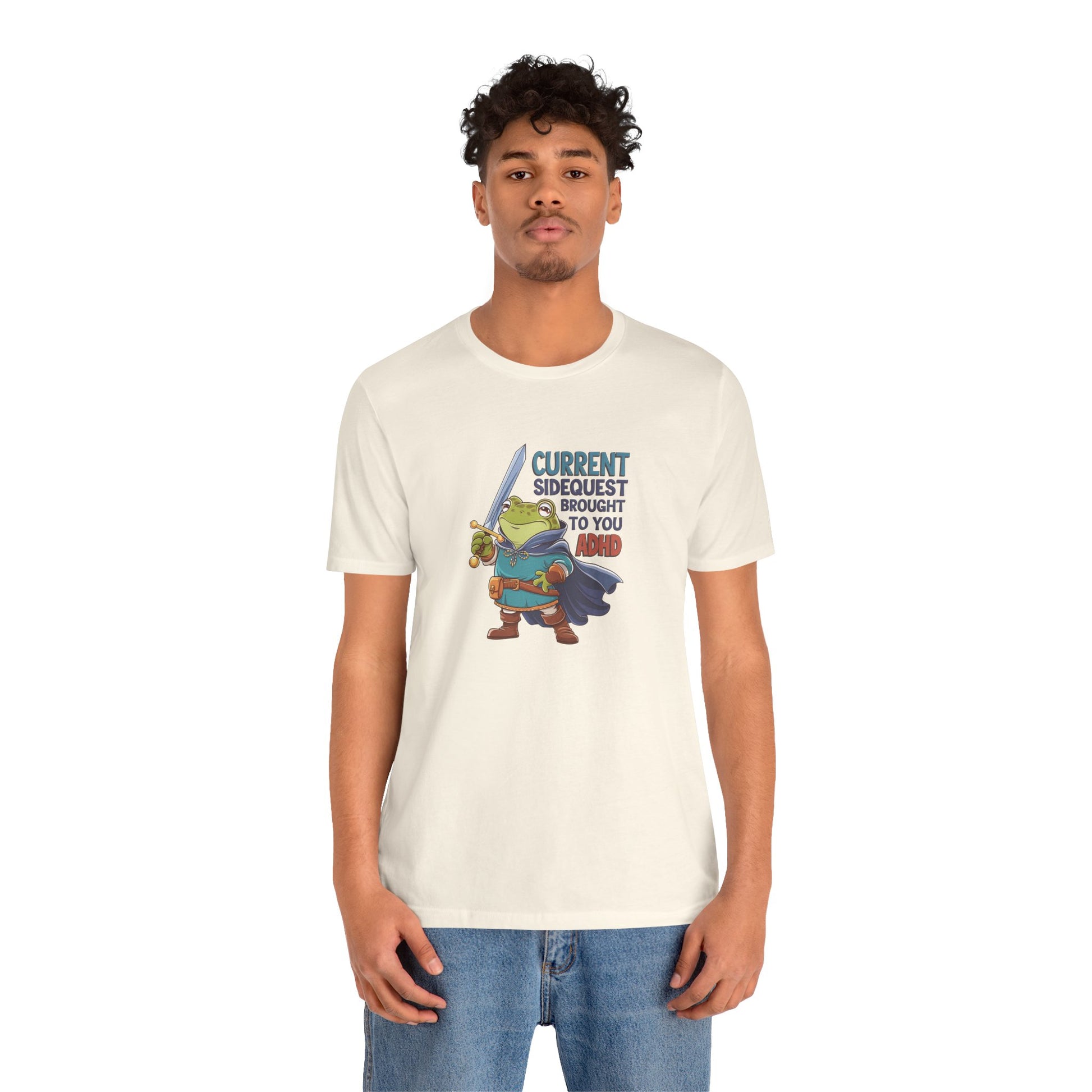 T-Shirt CURRENT SIDEQUEST BROUGHT TO YOU BY ADHD - ADHD T Shirt Funny