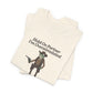 T-Shirt Hold On Partner T-Shirt – Funny ADHD T-Shirt with Cowboy Frog