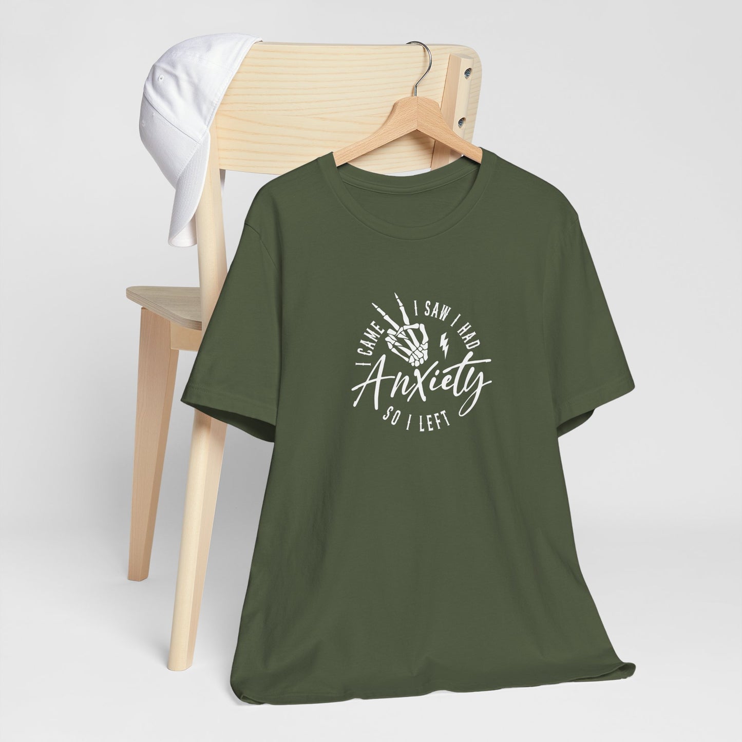 T-Shirt I CAME I SAW I HAD Anxiety Shirt – Funny Mental Health Tee