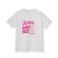 Resting Bunny Face Kids Easter Shirt | Funny Easter Tee for Kids