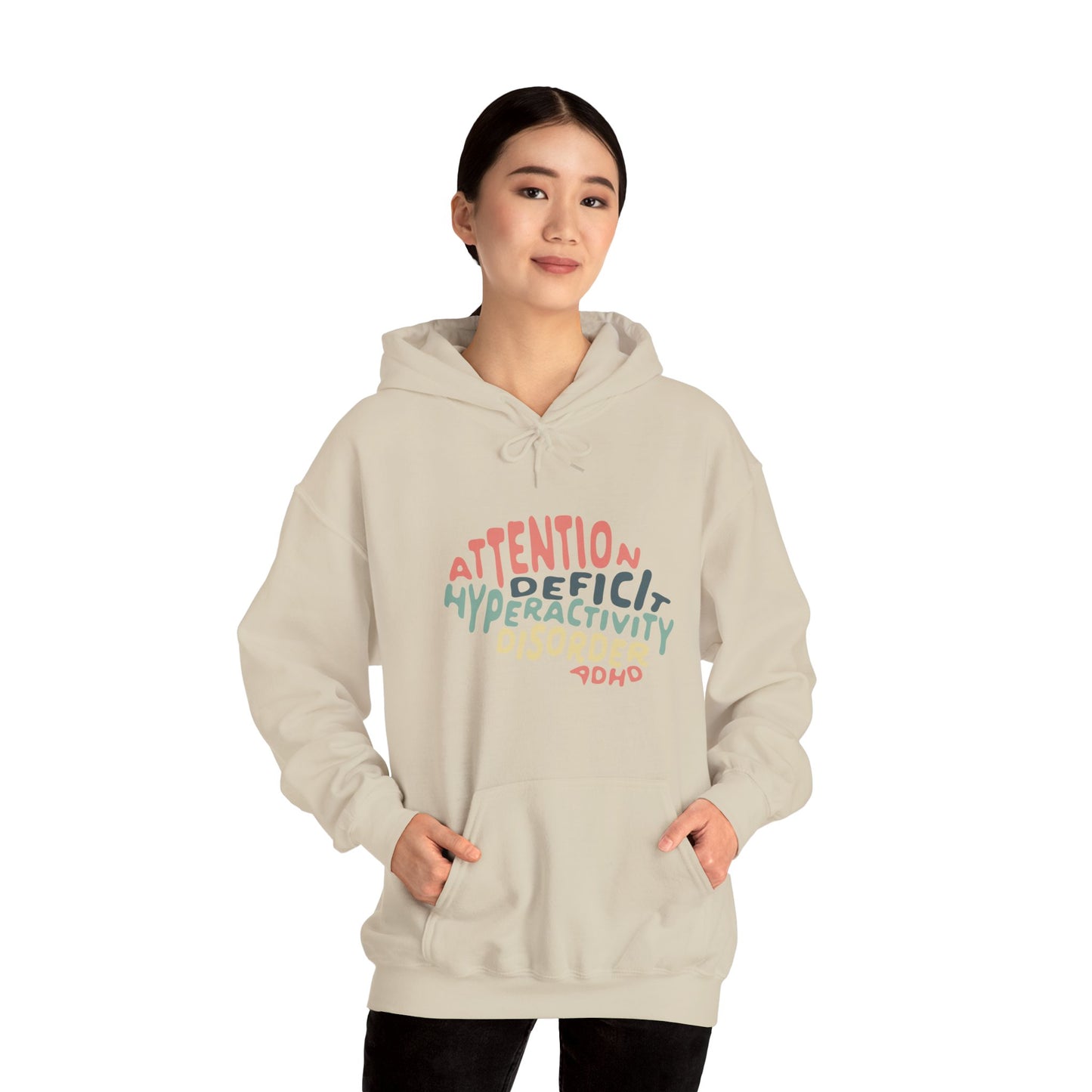 Hoodie Attention Hyperactivity Deficit Disorder Hoodie – ADHD Awareness Hoodie