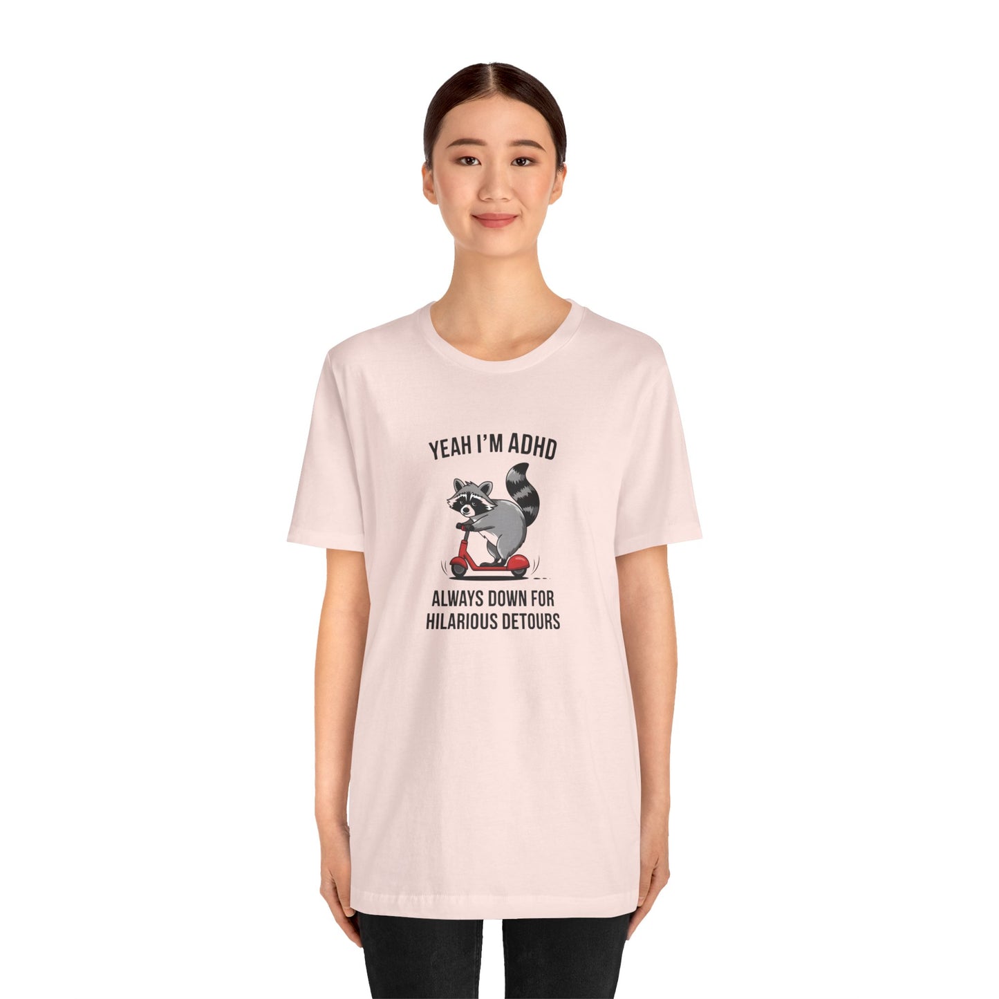 T-Shirt YEAH I’M ADHD T-Shirt – Funny ADHD Detour Cartoon Shirt