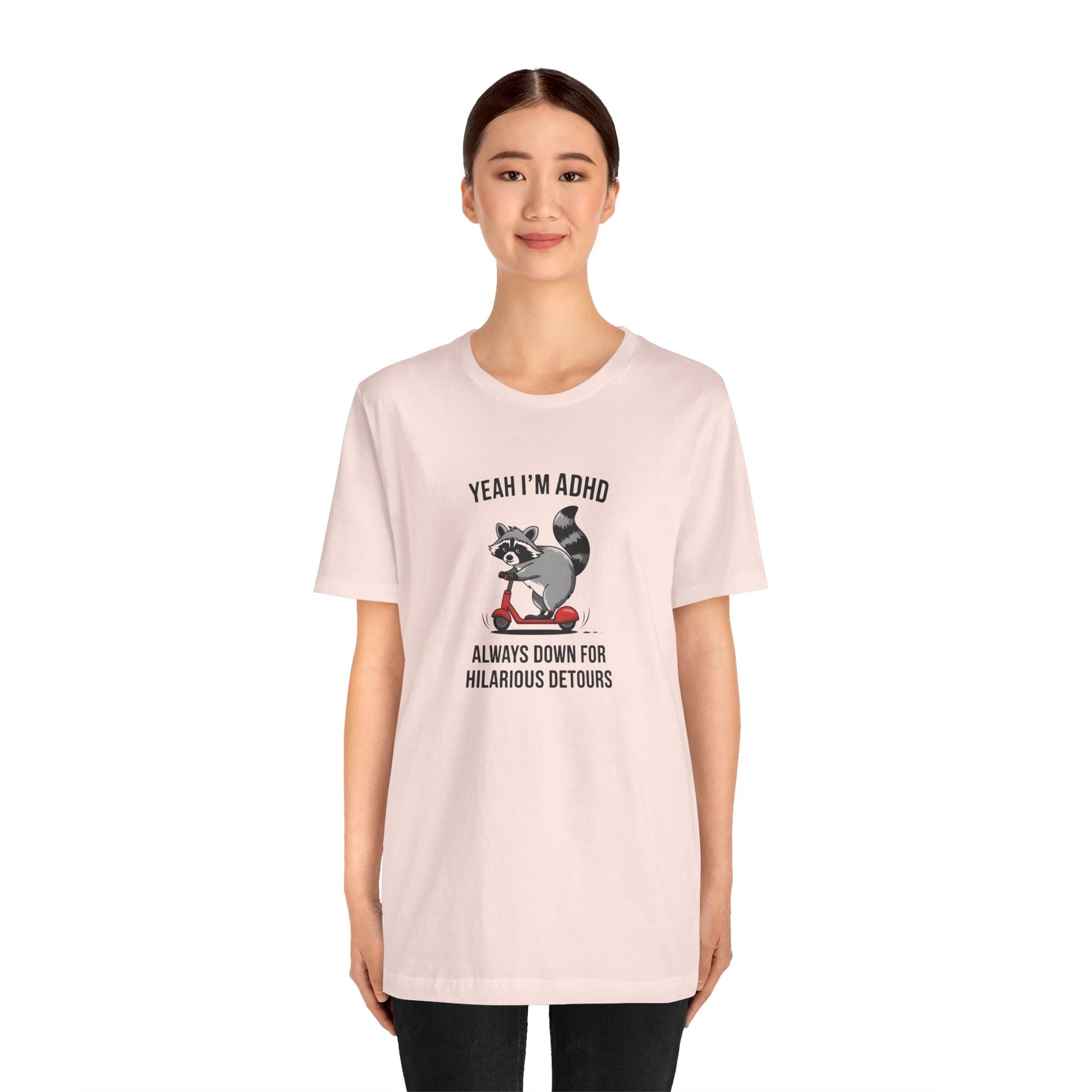T-Shirt YEAH I’M ADHD T-Shirt – Funny ADHD Detour Cartoon Shirt