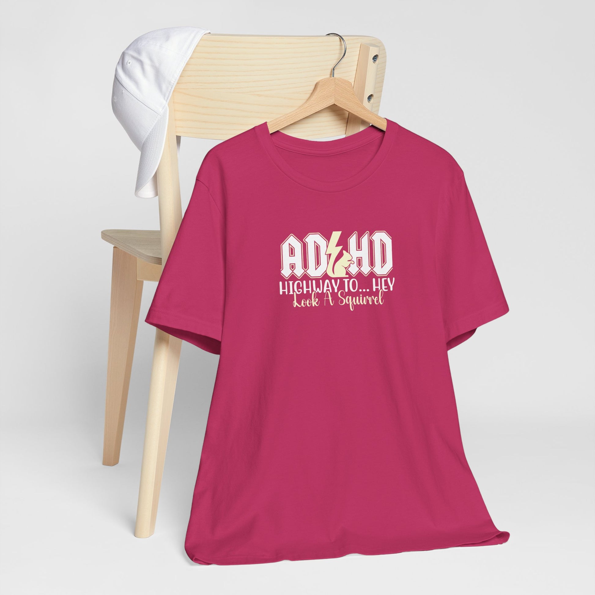T-Shirt HIGHWAY TO... HEY Look A Squirrel ADHD T Shirt – Funny ADHD Tshirt