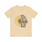 Soft Cream Motivational Shirt – Be the Sunshine Inspirational Tee