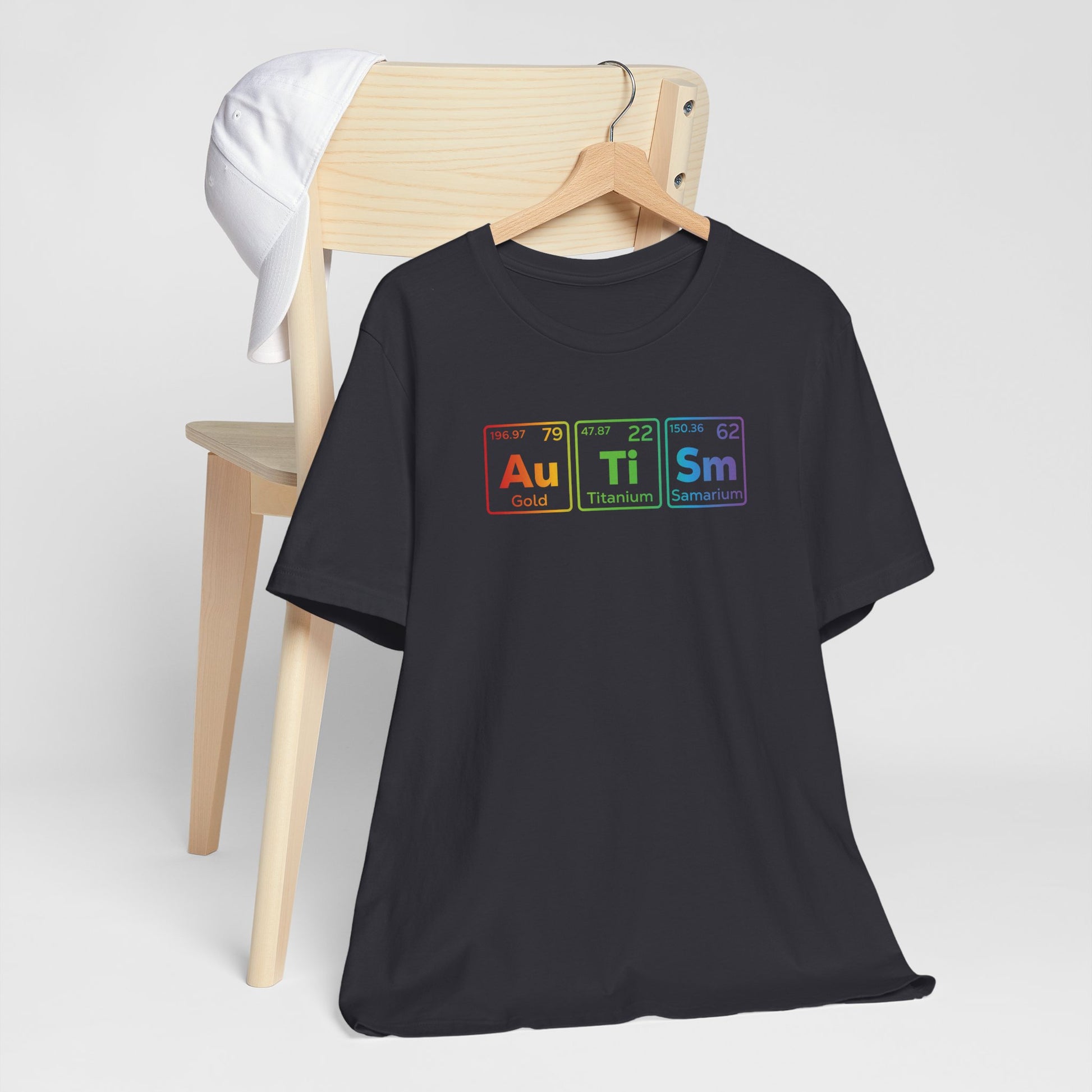 T-Shirt Au Ti Sm AUTISM | Subtle Periodic Autism Awareness T‑Shirt