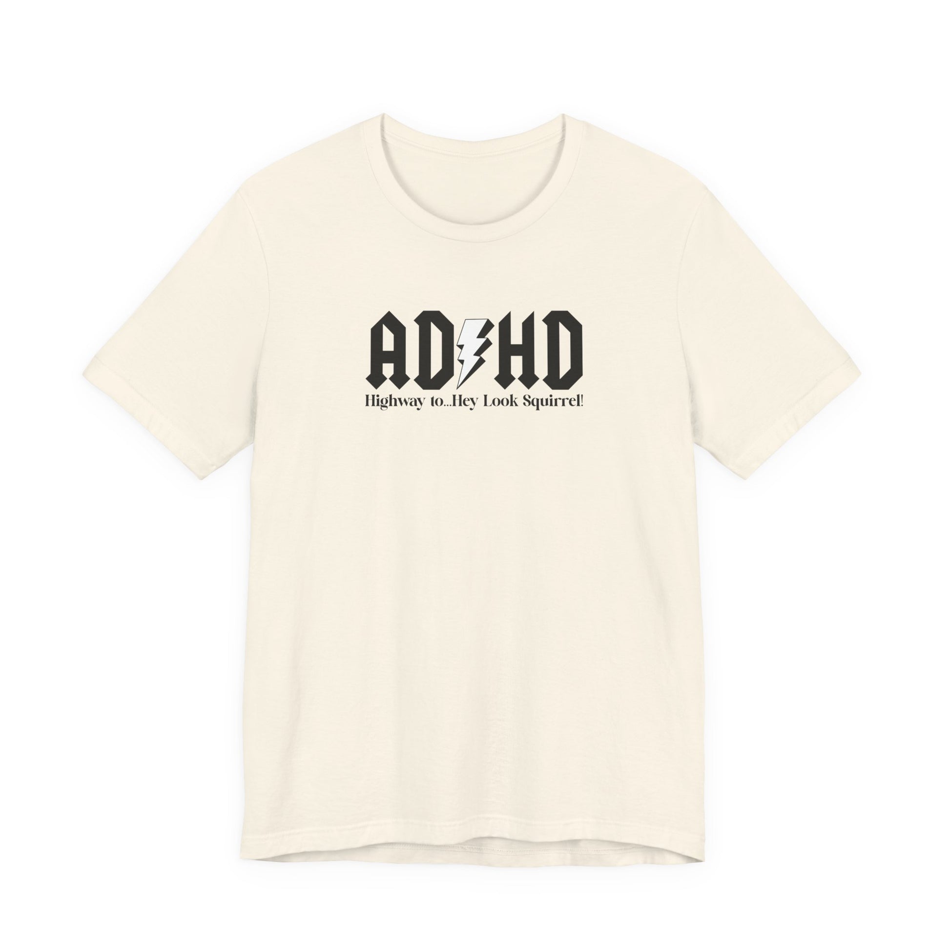 T-Shirt Highway to ADHD Funny T-Shirt – Gothic Pop Culture Graphic Tee