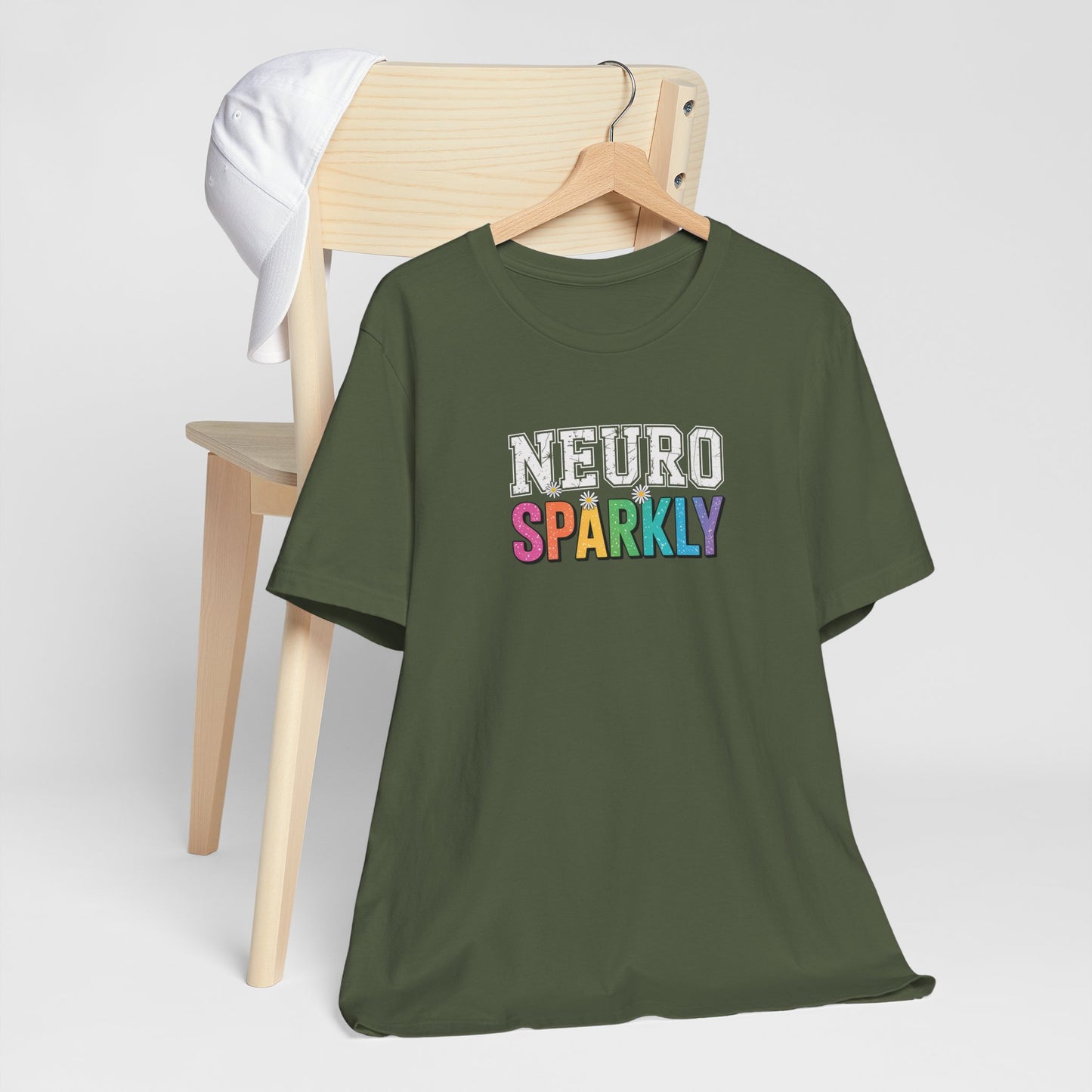 T-Shirt NEURO SPARKLY – Colorful ADHD T Shirt for Women & Young Adults