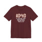 T-Shirt ADHD Lightning Bolt T-Shirt – Bold Funny ADHD Graphic Tee