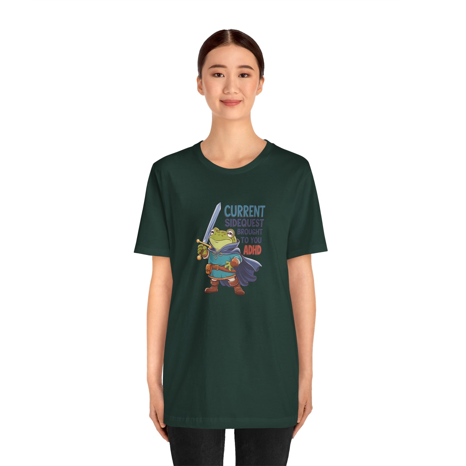 T-Shirt CURRENT SIDEQUEST BROUGHT TO YOU BY ADHD - ADHD T Shirt Funny