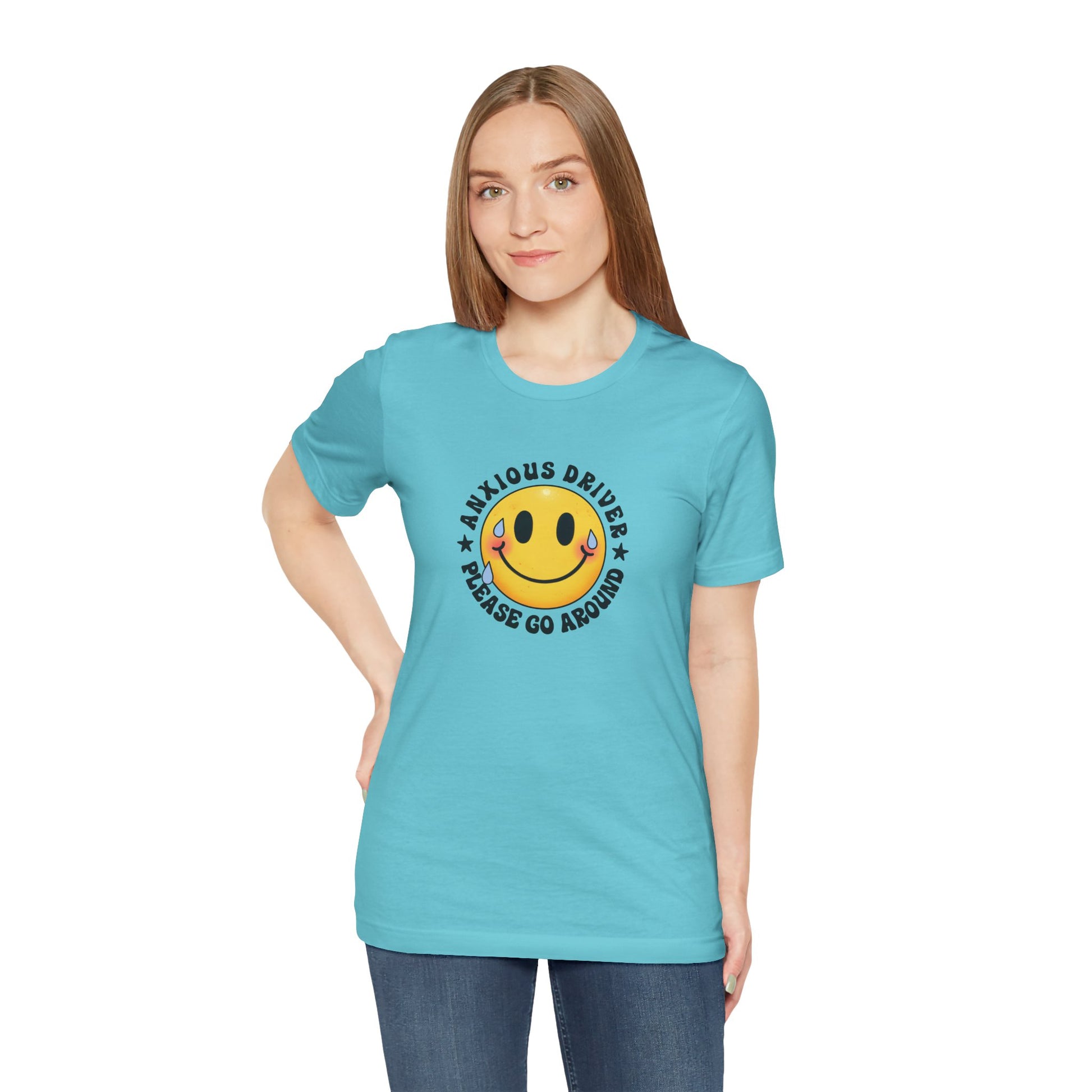 T-Shirt Anxious Driver Please Go Around – Social Anxiety Driving Shirt