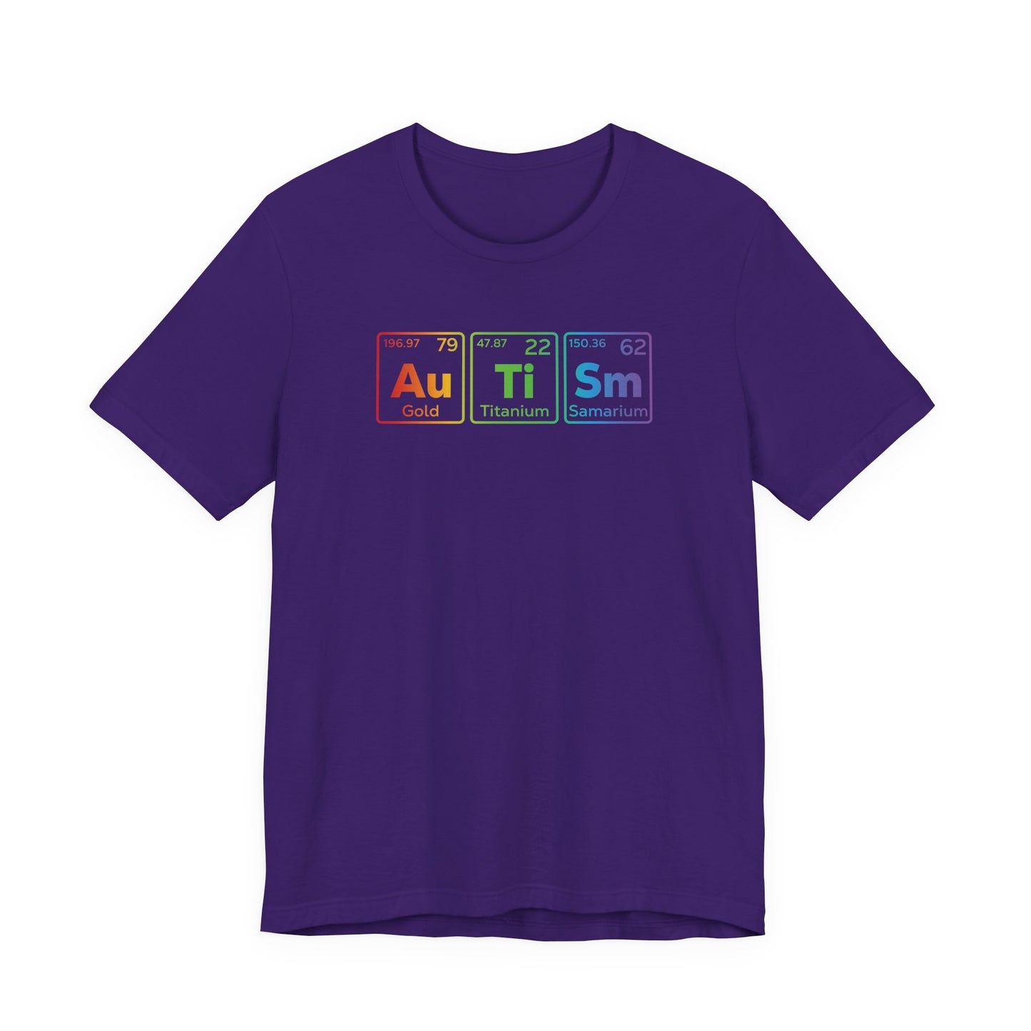 T-Shirt Au Ti Sm AUTISM | Subtle Periodic Autism Awareness T‑Shirt