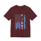 Fight – Maroon American Flag Suicide Awareness Shirt for Men & Women