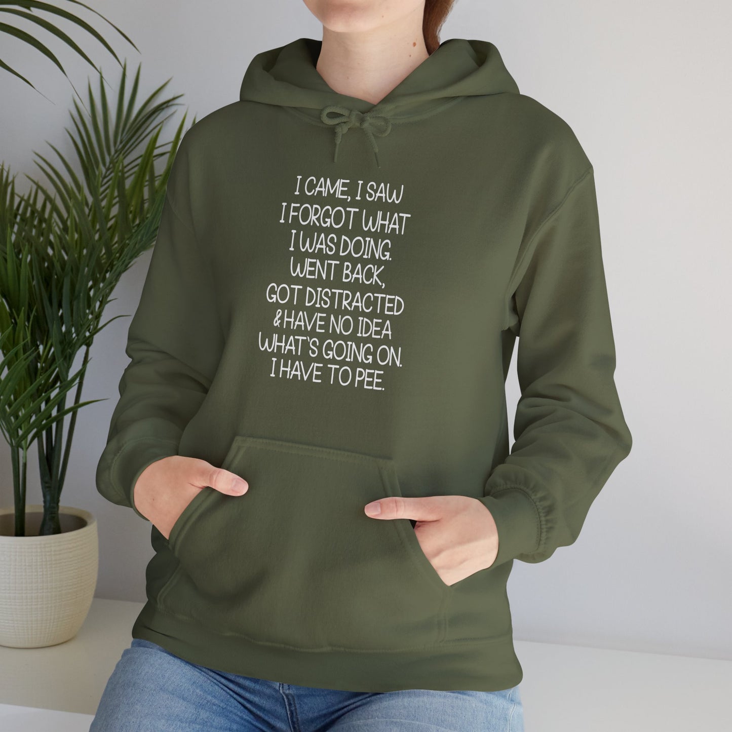 Hoodie I CAME I SAW I FORGOT Hoodie – Funny ADHD Hoodie for Adults