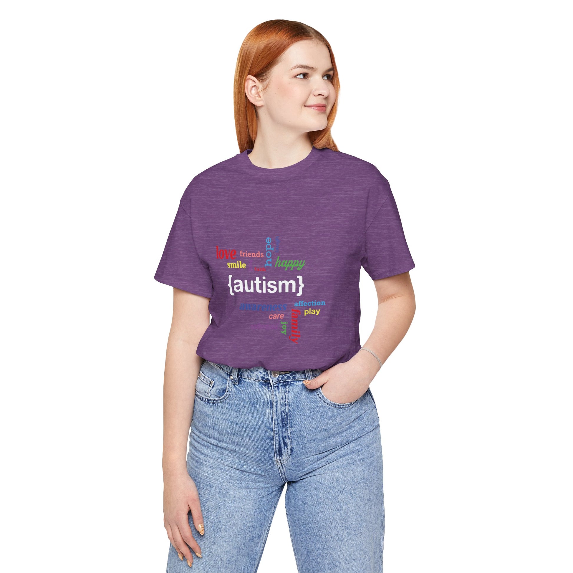 T-Shirt Love Friends Hug Faith Awareness [Autism] Subtle Autism T Shirt