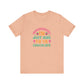 Heather Peach Funny Easter Shirt – I’m Just Here for the Chocolate Tee
