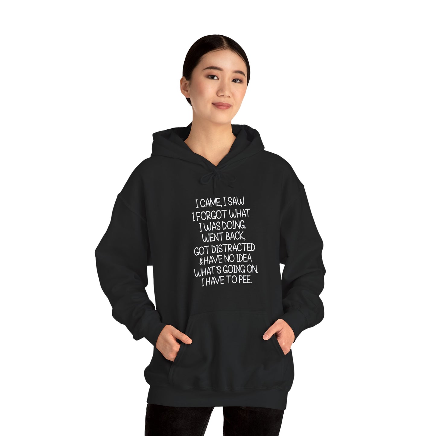 Hoodie I CAME I SAW I FORGOT Hoodie – Funny ADHD Hoodie for Adults