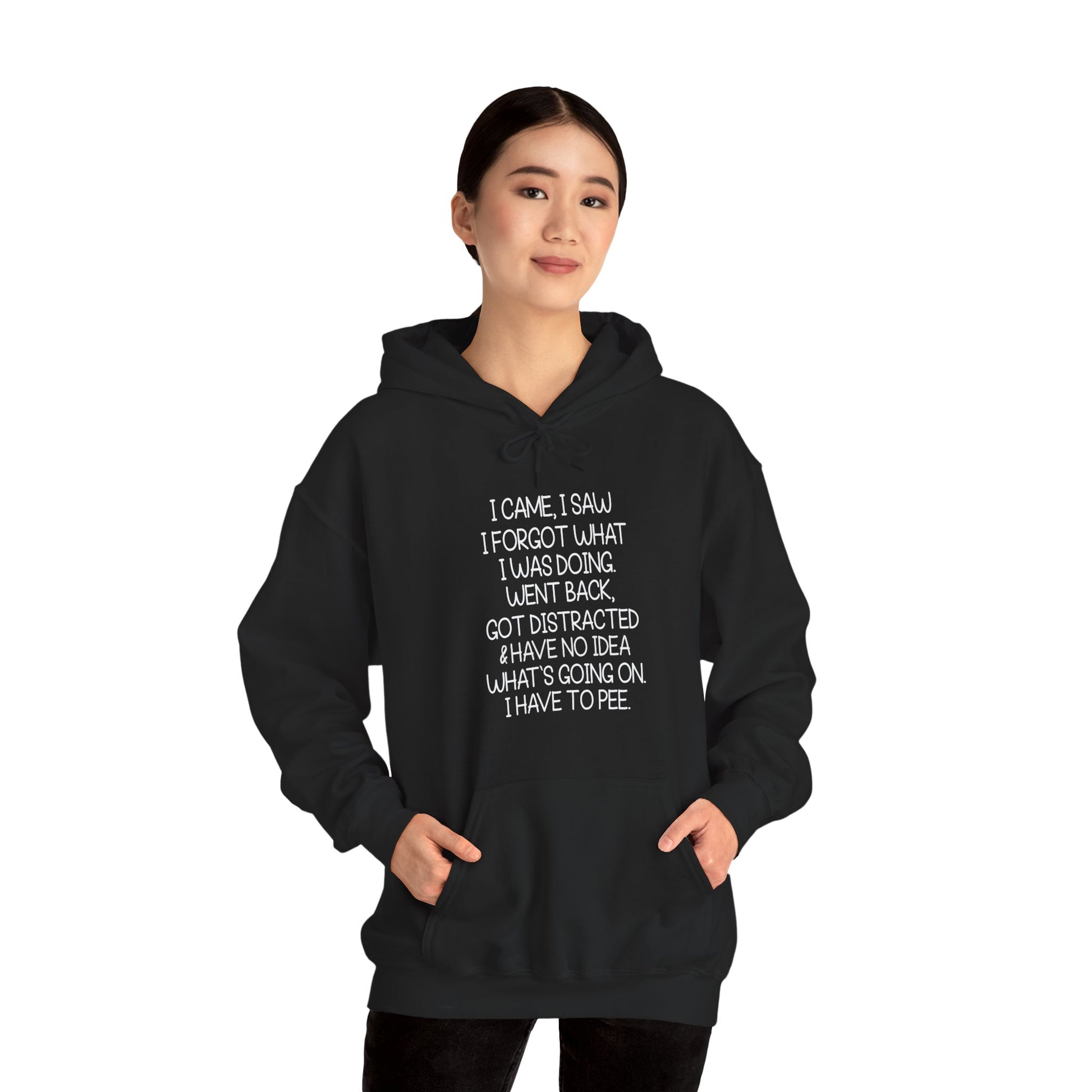 Hoodie I CAME I SAW I FORGOT Hoodie – Funny ADHD Hoodie for Adults