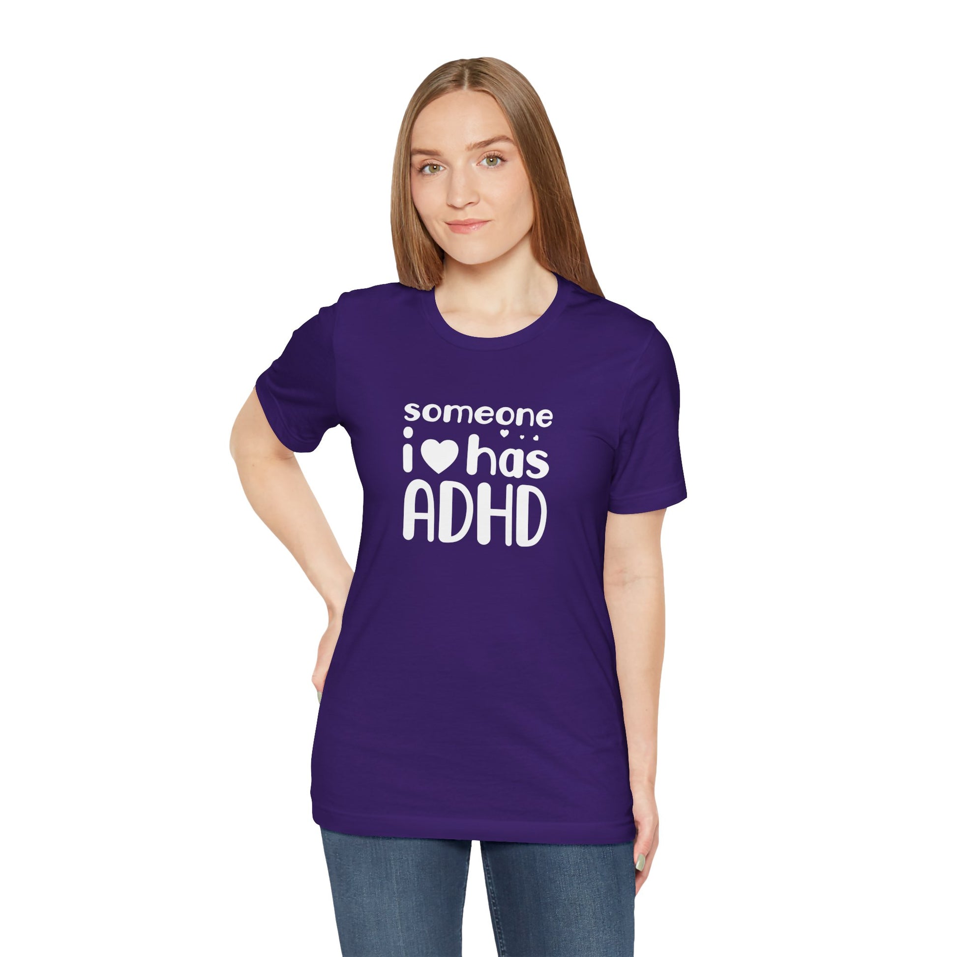 T-Shirt someone i❤️has ADHD – Supportive ADHD T Shirt for Women