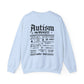 Sweatshirt Autism Awareness World Tour Statement Autism Sweatshirt
