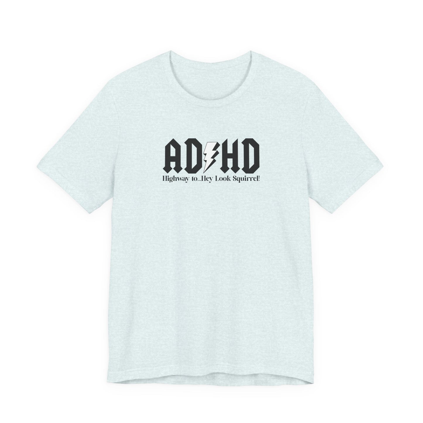 T-Shirt Highway to ADHD Funny T-Shirt – Gothic Pop Culture Graphic Tee