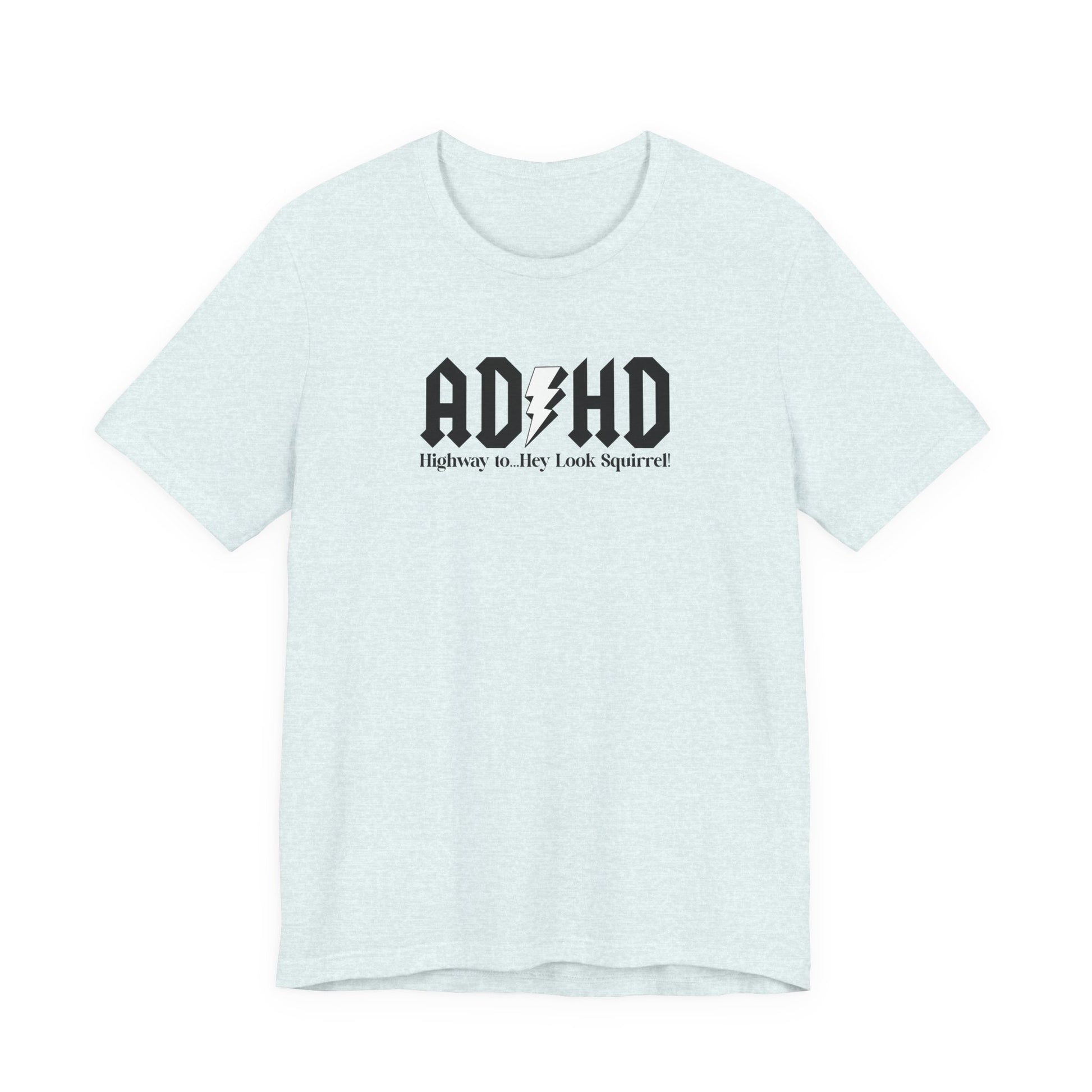T-Shirt Highway to ADHD Funny T-Shirt – Gothic Pop Culture Graphic Tee