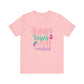 Pink Cute Easter Shirt – Bunny Kisses & Easter Wishes Tee for Women | Family Easter Tee
