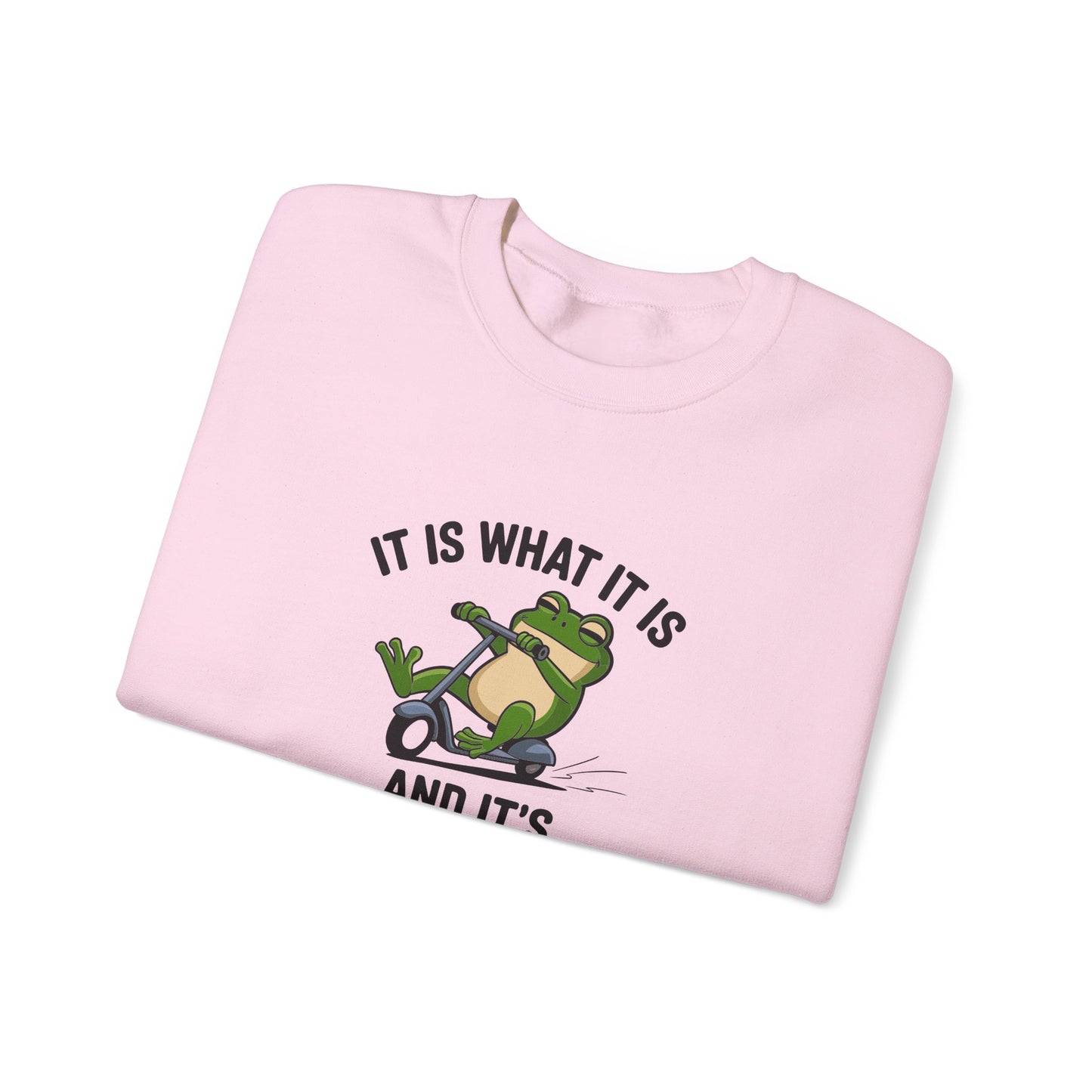 Sweatshirt IT IS WHAT IT IS AND IT'S AUTISM Funny Scooter Autism Sweatshirt