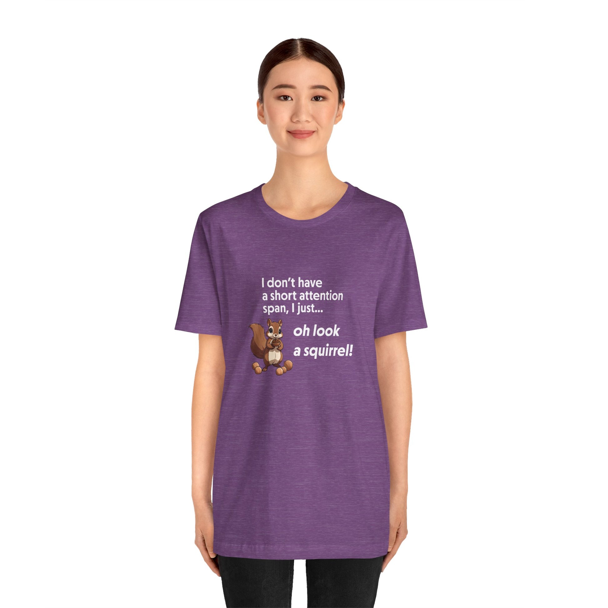 T-Shirt Oh Look a Squirrel ADHD T-Shirt – Funny Neurodivergent Shirt