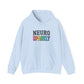 NEURO SPARKLY Autism Hoodie – Bold Varsity Floral Graphic Hoodie