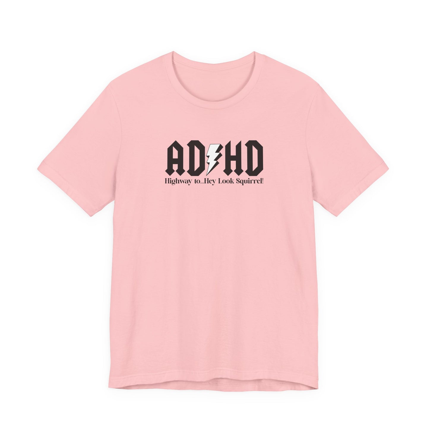 T-Shirt Highway to ADHD Funny T-Shirt – Gothic Pop Culture Graphic Tee