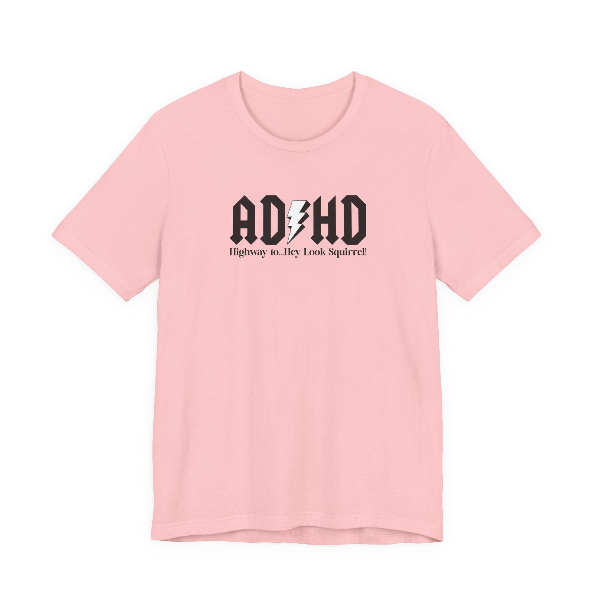 T-Shirt Highway to ADHD Funny T-Shirt – Gothic Pop Culture Graphic Tee