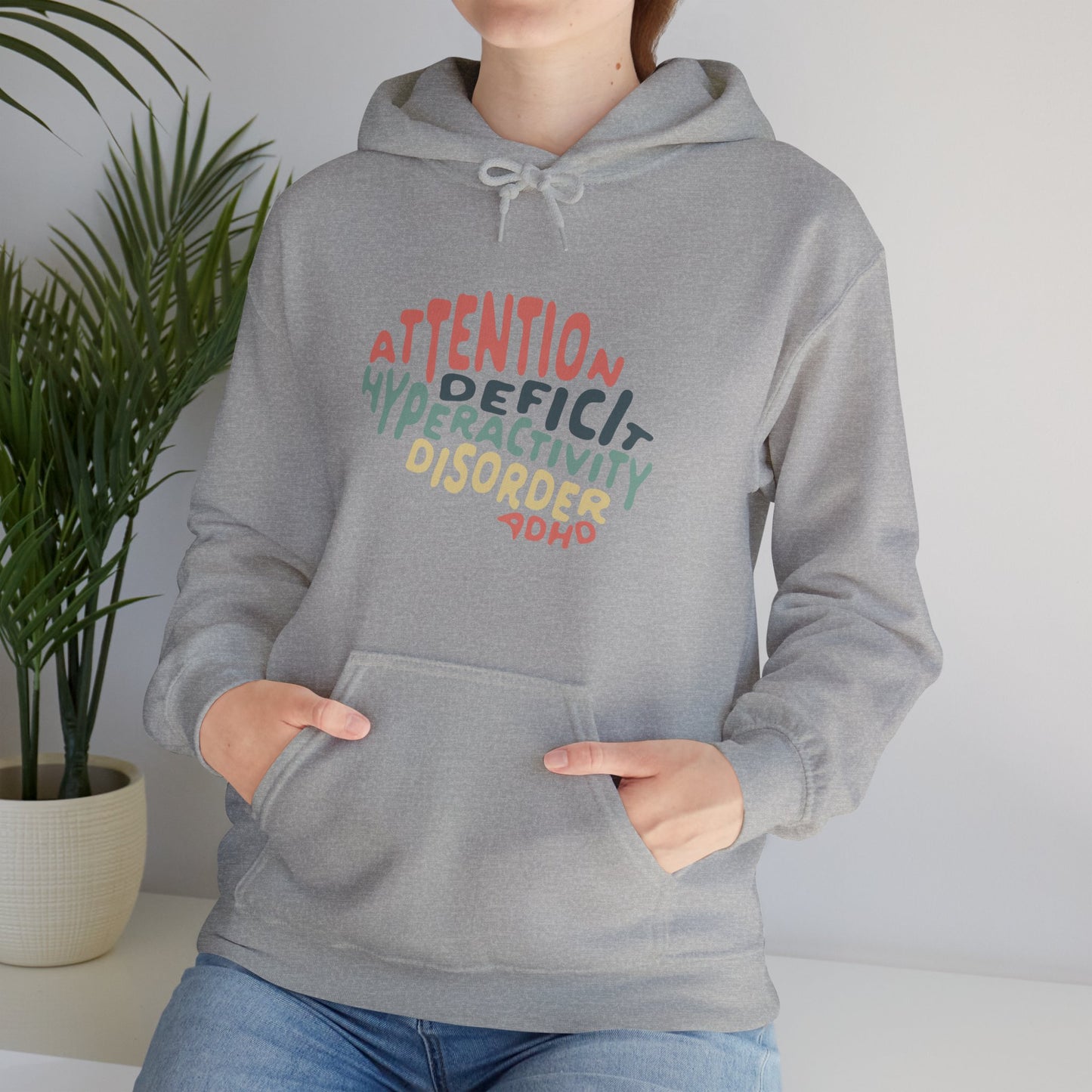 Hoodie Attention Hyperactivity Deficit Disorder Hoodie – ADHD Awareness Hoodie