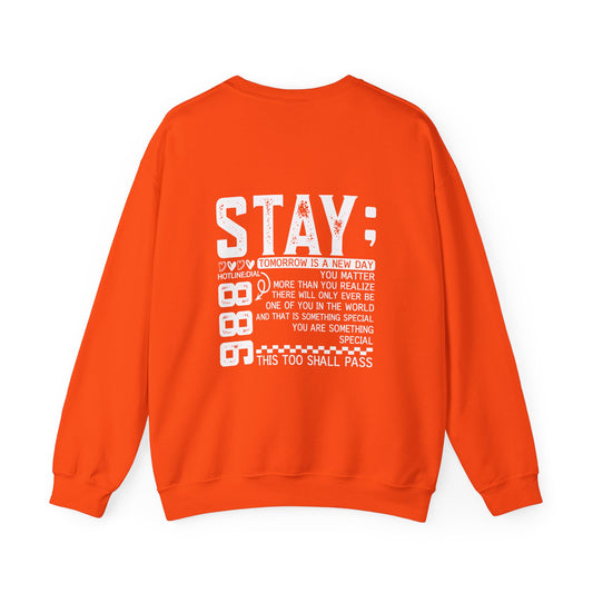 Stay, You Matter – Mental Health Sweatshirts for Men & Women