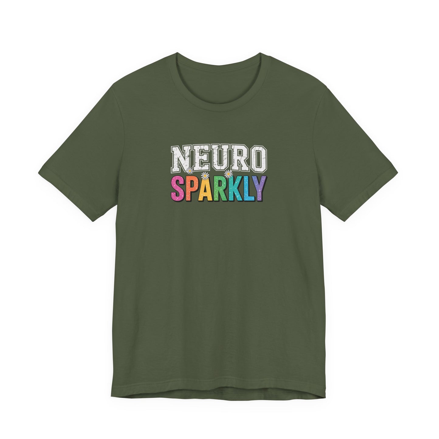 T-Shirt NEURO SPARKLY – Colorful ADHD T Shirt for Women & Young Adults