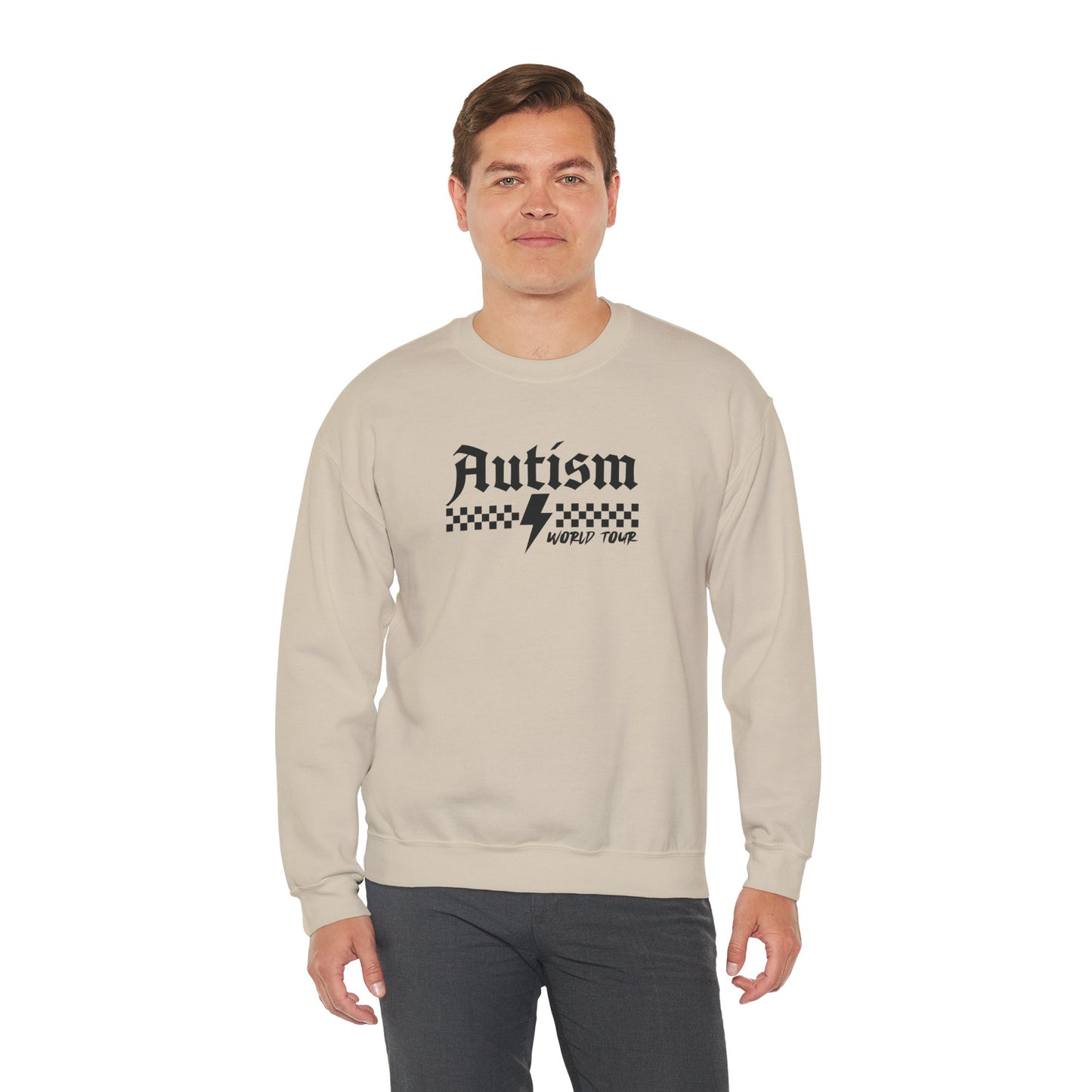 Sweatshirt Autism Awareness World Tour Statement Autism Sweatshirt